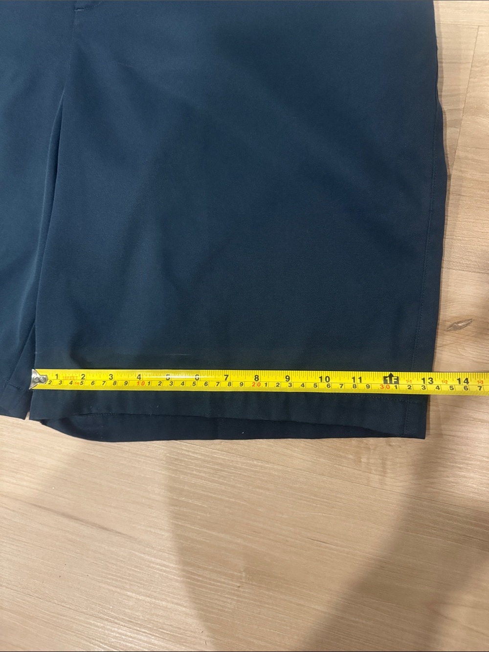 Men's Size 38 Nike Golf Flat Front Navy Shorts - Picture 5 of 8